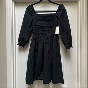 Mod Ref size Small smocked little black dress LBD NWT new with tags Magnolia